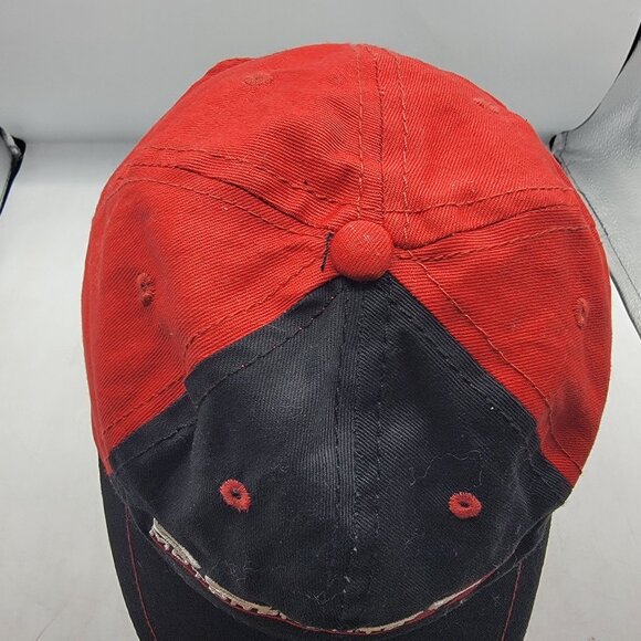 Dodge Motorsports Adults Black Red Baseball Cap Adjustable Snapback Hat - Picture 10 of 10